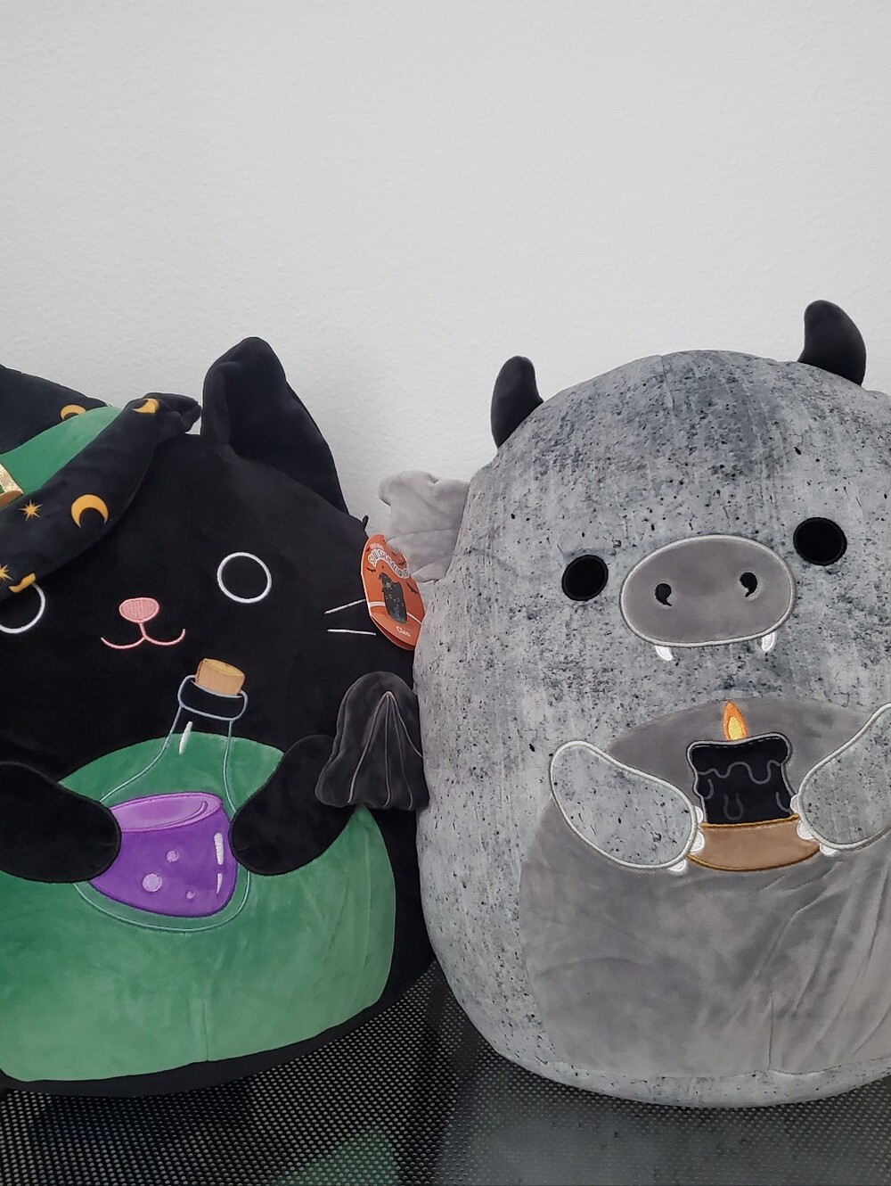 NEW Cleo Cat & Gio Bat Large Size Squishmallows Plush Collectibles